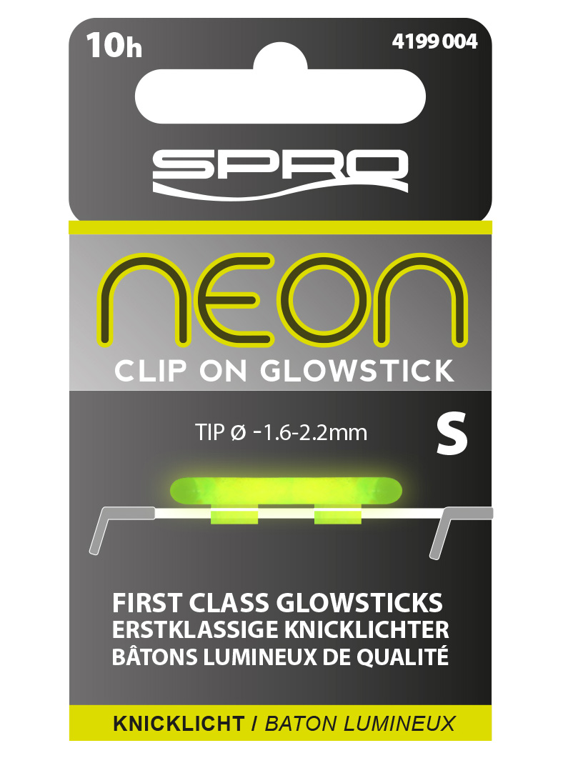 Spro Neon clip on Glow Stick Green S M L quiebro luz verde con 2 adaptadores pose new